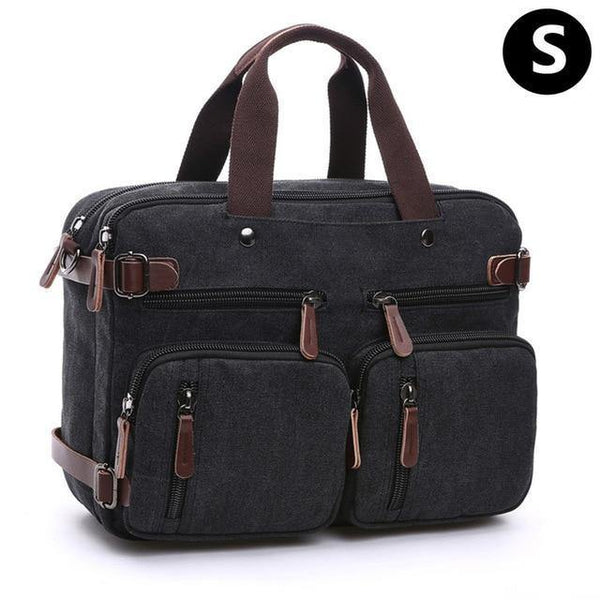 Planet Gates Black-S Briefcase man Bag Business Shoulder Messenger Bag Men's vintage Casual Laptop Handbag male Messenger Crossbody Bags back