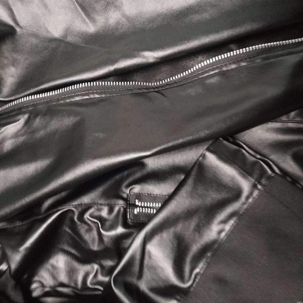 Planet Gates Black / S Casual PU Leather Jacket Women Classic Zipper Short Motorcycle Jackets Lady Autumn Soft Leather Basic Coat Black