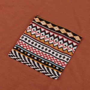 Planet Gates Black / S / China Spring Women's Patchwork Casual Loose T-shirts Autumn Ladies Long Sleeve Crewneck Pocket Tee Tops #YL