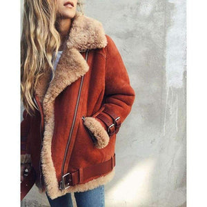 Planet Gates Black / S / China Winter Jackets Women Loose Flocking Warm Thick Coat Women Casual Suede Woman Parkas Velvet Cotton Outerwears WWJ930