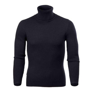 Planet Gates Black / S COODRONY Winter Thick Warm Cashmere Sweater Men Turtleneck Mens Sweaters Slim Fit Pullover Men Classic Wool Knitwear Pull Homme