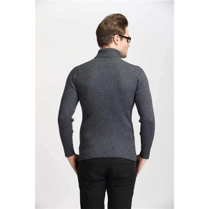 Planet Gates Black / S COODRONY Winter Thick Warm Cashmere Sweater Men Turtleneck Mens Sweaters Slim Fit Pullover Men Classic Wool Knitwear Pull Homme