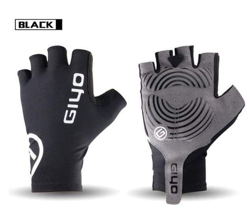 Planet Gates Black / S Cycle Half -finger Gloves Gel Sports Bicycle Race Gloves Of Bicycle Mtb Road Guantes Glove Cycling Men's Mid -term Women