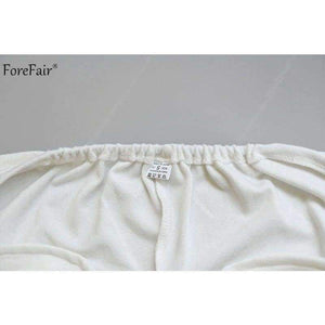 Planet Gates Black / S Deep V Neck Long Sleeve Crop Tops Women Summer Streetwear Solid Sexy Scoop Back Short Tops Ladies Off Shoulder T Shirt