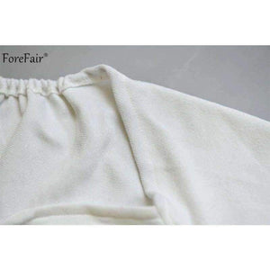 Planet Gates Black / S Deep V Neck Long Sleeve Crop Tops Women Summer Streetwear Solid Sexy Scoop Back Short Tops Ladies Off Shoulder T Shirt