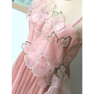 Planet Gates Black / S Embroidery women sexy elegant mesh long party dress 2018 new fashion high quality lady maxi long event dress