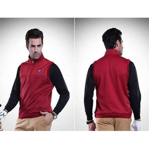 Planet Gates Black / S Golf Jackets Windproof Vest Breathable Male Waistcoat  Keep Warm Anti-Plilling Outdoor Sportwear For Men