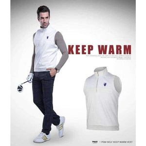 Planet Gates black / S Golf Vest Jacket For Man Windproof Thicken Sports Waistcoat Velvet Sports Wear Vest Waterproof Golf  Sleeveless Jackets Male