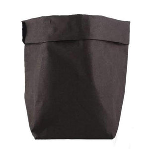 Planet Gates Black / S Kraft Paper Storage Bags of Fruit and Vegetable Garlic Onion Plant Flower Pot Bag Basket Home Garden Storage Organization New