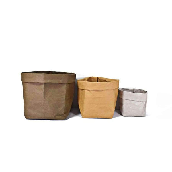 Planet Gates Black / S Kraft Paper Storage Bags of Fruit and Vegetable Garlic Onion Plant Flower Pot Bag Basket Home Garden Storage Organization New