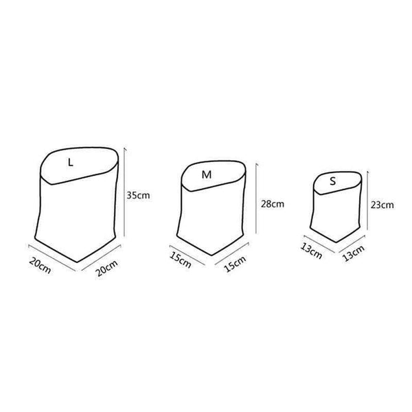 Planet Gates Black / S Kraft Paper Storage Bags of Fruit and Vegetable Garlic Onion Plant Flower Pot Bag Basket Home Garden Storage Organization New