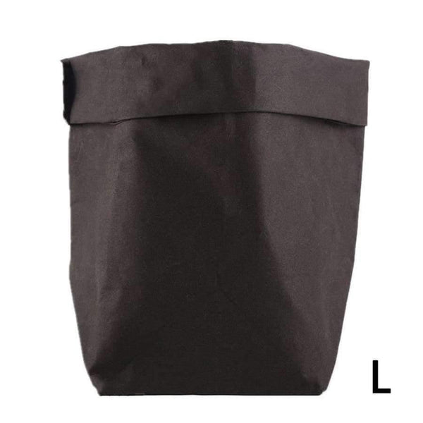 Planet Gates Black / S Kraft Paper Storage Bags of Fruit and Vegetable Garlic Onion Plant Flower Pot Bag Basket Home Garden Storage Organization New