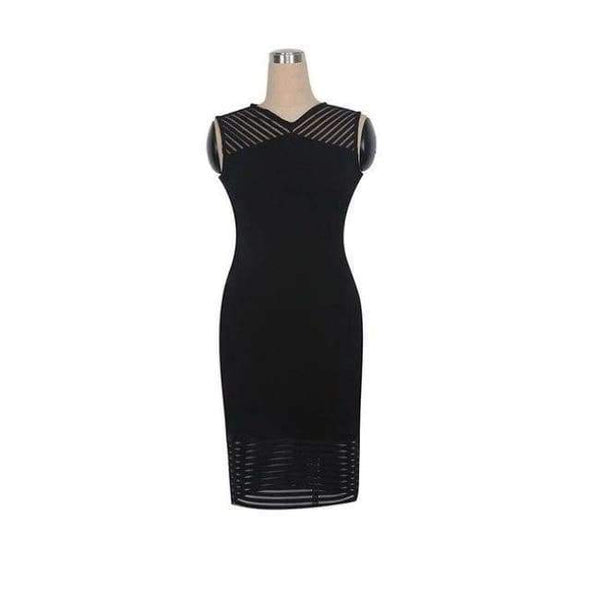 Planet Gates Black / S Lace See Through women sexy dress club Fringe Party Event Special Occasion Bodycon Sheath Blue Midi Plus size 3xl Dress