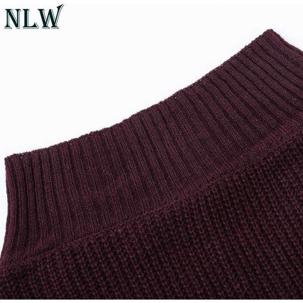 Planet Gates Black / S Large Size Off Shoulder Sweater Pullover Women Casual Harajuku Sweater Sexy Streetwear Autumn Jumpers Plus Size XXXL