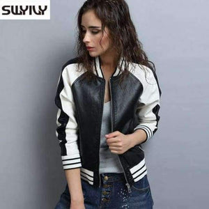 Planet Gates Black / S Leather Jacket Women 2016 Red Black Leather Short Coat Female Faux Sheepskin Biker Jackets Jaquetas De Couro Femininas