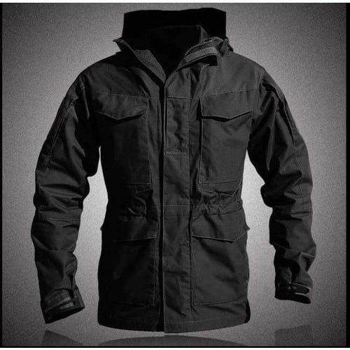 Planet Gates Black / S M65 UK US Men Autumn Flight Pilot Coat Army Clothes Casual Tactical Hoodie Military Field Jacket Windbreaker Waterproof Jackets