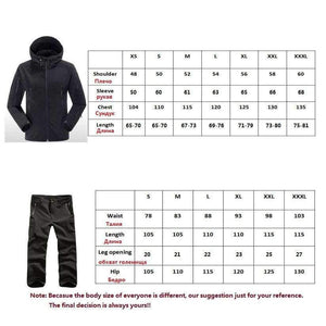 Planet Gates Black / S Military Softshell Jacket Pants Windbreaker Waterproof Hoodie Clothes Hunting Camo Suit Coat