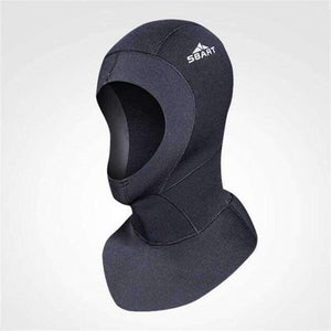Planet Gates Black / S Neoprene Pro Diving Hat Swimming Caps Scuba Surfing Snorkeling Water Sports Equipment,Anti-stab Sunscreen Guise Wetsuit Cap