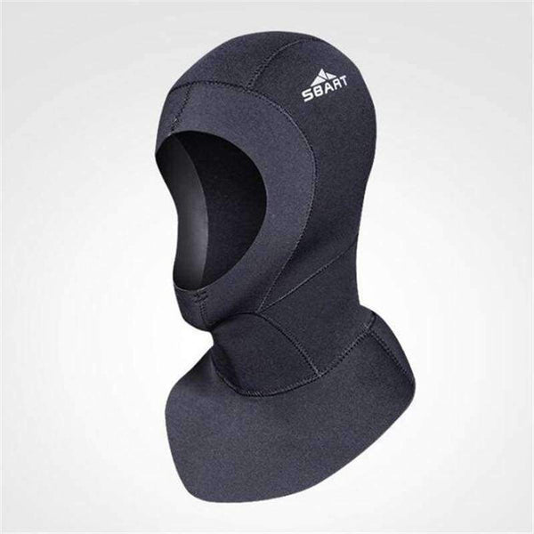 Planet Gates Black / S Neoprene Pro Diving Hat Swimming Caps Scuba Surfing Snorkeling Water Sports Equipment,Anti-stab Sunscreen Guise Wetsuit Cap