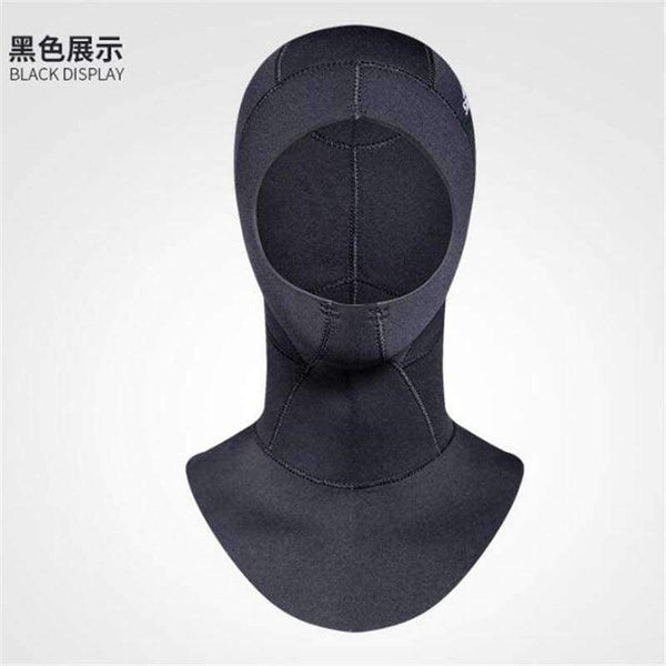 Planet Gates Black / S Neoprene Pro Diving Hat Swimming Caps Scuba Surfing Snorkeling Water Sports Equipment,Anti-stab Sunscreen Guise Wetsuit Cap