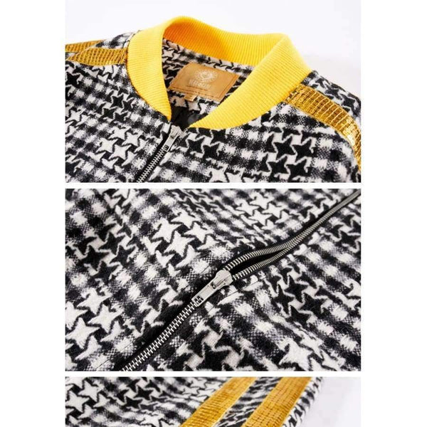 Planet Gates Black / S New Winter Woman Wool Blends Winter Coat Casual Winter Jacket  Vintage Wool Blend Jacket  Long Windbreaker Jacket Wool