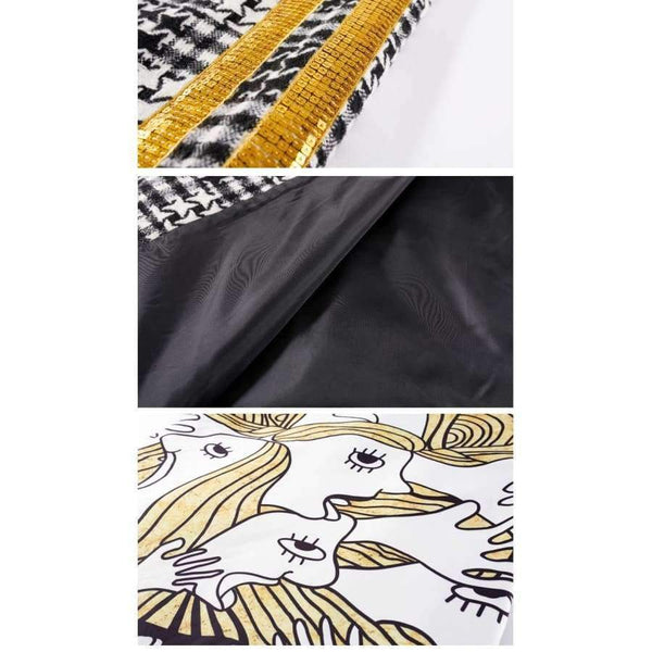 Planet Gates Black / S New Winter Woman Wool Blends Winter Coat Casual Winter Jacket  Vintage Wool Blend Jacket  Long Windbreaker Jacket Wool