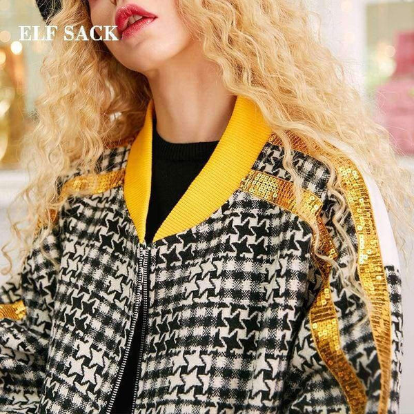 Planet Gates Black / S New Winter Woman Wool Blends Winter Coat Casual Winter Jacket  Vintage Wool Blend Jacket  Long Windbreaker Jacket Wool