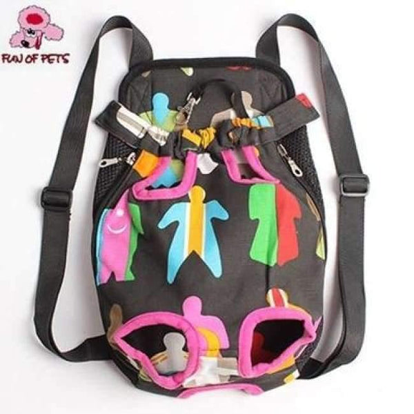 Planet Gates Black / S Pet Travel Bag Cat Carrier Bag for Small Dogs Pet Weight 0-10kg Five Holes Backpack Front Chest Backpack  Rainbow