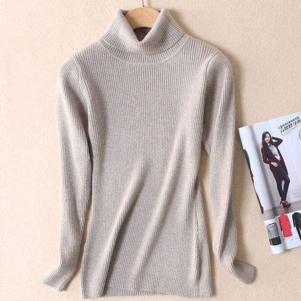 Planet Gates black / S Quality Women Sweater New Turtleneck Pullover Winter Tops Solid Cashmere Sweater Autumn Female Sweater Hot Sale