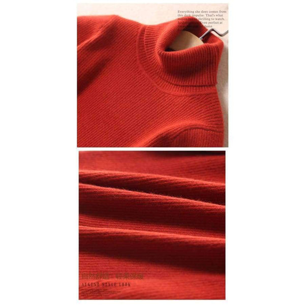 Planet Gates black / S Quality Women Sweater New Turtleneck Pullover Winter Tops Solid Cashmere Sweater Autumn Female Sweater Hot Sale