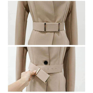 Planet Gates black / S Suits For Women Blazer Set Autumn Lady Business Office Work Korean Style Uniform V-neck Long Jacket Elegant Pants Suits