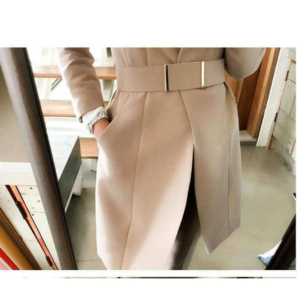 Planet Gates black / S Suits For Women Blazer Set Autumn Lady Business Office Work Korean Style Uniform V-neck Long Jacket Elegant Pants Suits