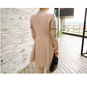 Planet Gates black / S Suits For Women Blazer Set Autumn Lady Business Office Work Korean Style Uniform V-neck Long Jacket Elegant Pants Suits