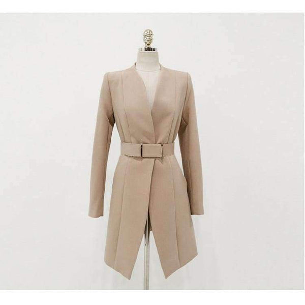 Planet Gates black / S Suits For Women Blazer Set Autumn Lady Business Office Work Korean Style Uniform V-neck Long Jacket Elegant Pants Suits