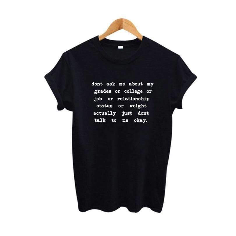 Planet Gates Black / S T-Shirt Women Summer 2018 Fashion Women Tops Hipster Tumblr Black White T-shirt Harajuku Tee Shirt Femme