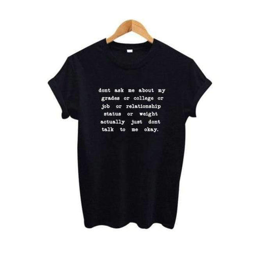 Planet Gates Black / S T-Shirt Women Summer 2018 Fashion Women Tops Hipster Tumblr Black White T-shirt Harajuku Tee Shirt Femme