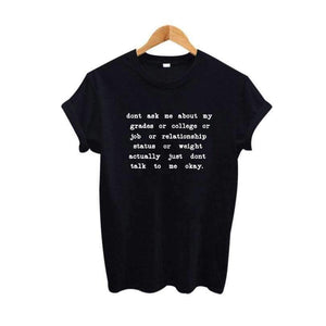 Planet Gates Black / S T-Shirt Women Summer 2018 Fashion Women Tops Hipster Tumblr Black White T-shirt Harajuku Tee Shirt Femme