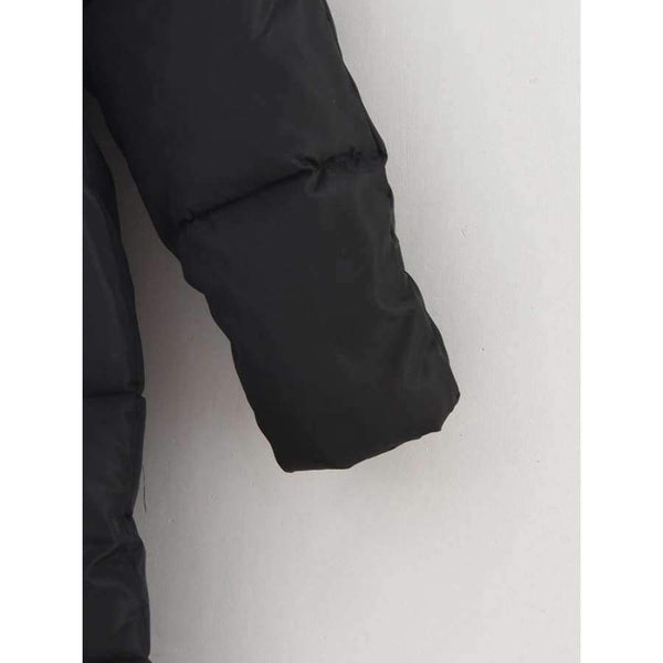 Planet Gates black / S Thickening 2018 women Parka winter jacket coat down plus size long warm hooded snow wear loose wadded padded quilted jacket