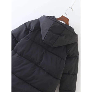 Planet Gates black / S Thickening 2018 women Parka winter jacket coat down plus size long warm hooded snow wear loose wadded padded quilted jacket