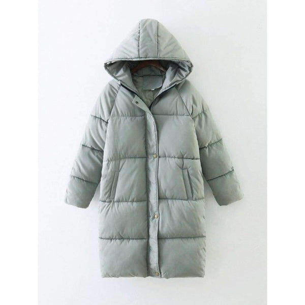 Planet Gates black / S Thickening 2018 women Parka winter jacket coat down plus size long warm hooded snow wear loose wadded padded quilted jacket