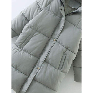 Planet Gates black / S Thickening 2018 women Parka winter jacket coat down plus size long warm hooded snow wear loose wadded padded quilted jacket