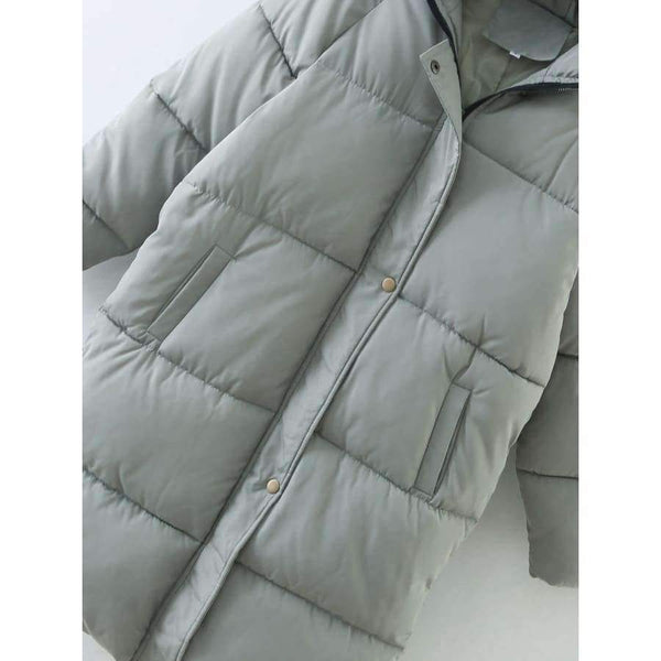 Planet Gates black / S Thickening 2018 women Parka winter jacket coat down plus size long warm hooded snow wear loose wadded padded quilted jacket