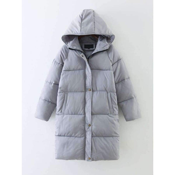 Planet Gates black / S Thickening 2018 women Parka winter jacket coat down plus size long warm hooded snow wear loose wadded padded quilted jacket