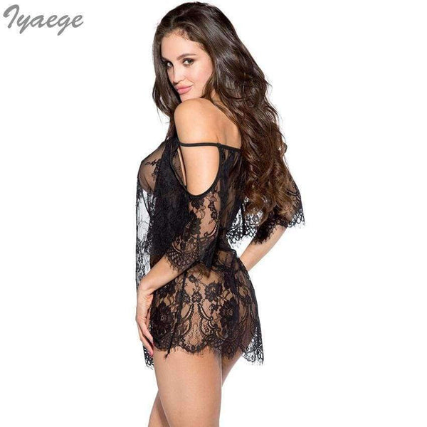 Planet Gates Black / S Underwear Slips Bodysuit Women Full Slip Set lace female Mesh Clothes Petticoat Female Plus Size Sexy Sono see through