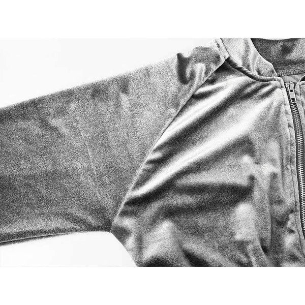 Planet Gates Black / S Velvet Tracksuit Two Piece Set Women Sexy Pink Long Sleeve Crop Top and Pants Suit Fashion Autumn Winter Sweatshirt