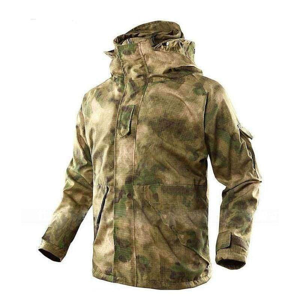 Planet Gates Black / S Windbreaker Hoody Softshell Outdoor Warm hunting Jacket Mandrake Extended Cold Weather Outerwear Kypteck