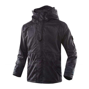 Planet Gates Black / S Windbreaker Hoody Softshell Outdoor Warm hunting Jacket Mandrake Extended Cold Weather Outerwear Kypteck