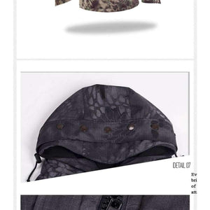 Planet Gates Black / S Windbreaker Hoody Softshell Outdoor Warm hunting Jacket Mandrake Extended Cold Weather Outerwear Kypteck