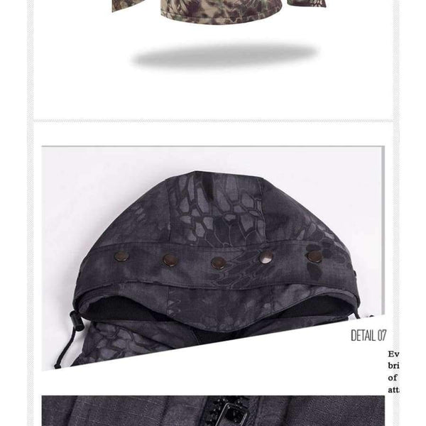 Planet Gates Black / S Windbreaker Hoody Softshell Outdoor Warm hunting Jacket Mandrake Extended Cold Weather Outerwear Kypteck