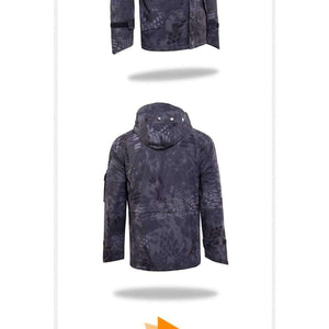 Planet Gates Black / S Windbreaker Hoody Softshell Outdoor Warm hunting Jacket Mandrake Extended Cold Weather Outerwear Kypteck